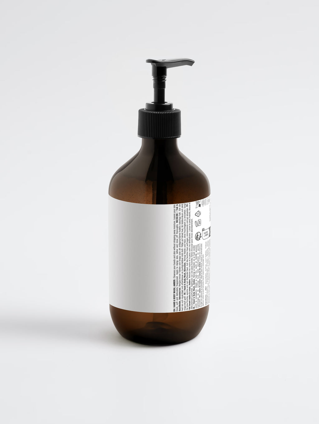 Detergente mani e corpo - Patchouli, ambra e vaniglia - Flacone ambrato