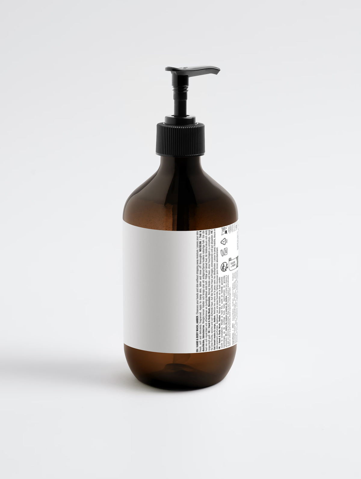 Detergente mani e corpo - Patchouli, ambra e vaniglia - Flacone ambrato