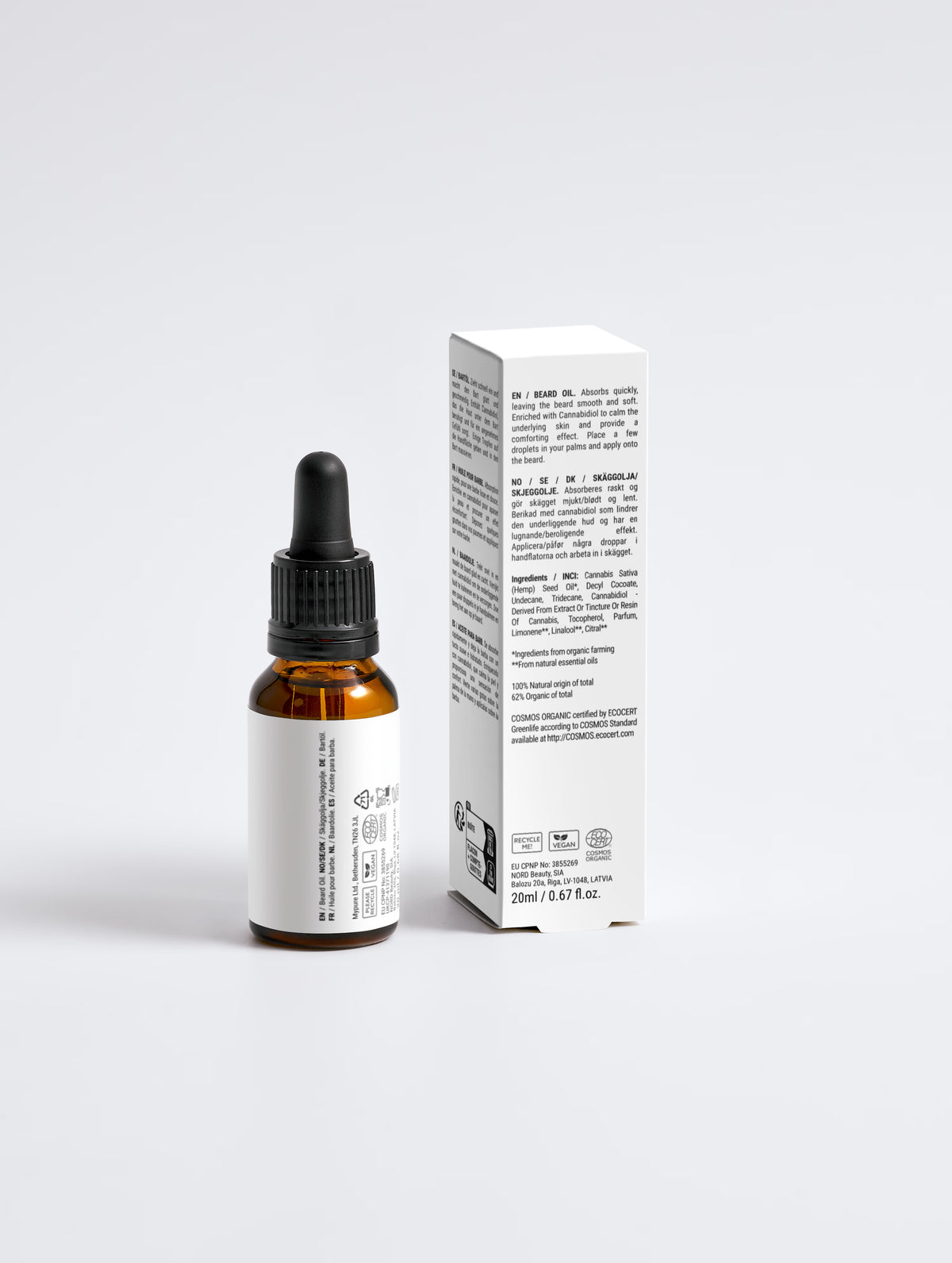 Olio barba ammorbidente