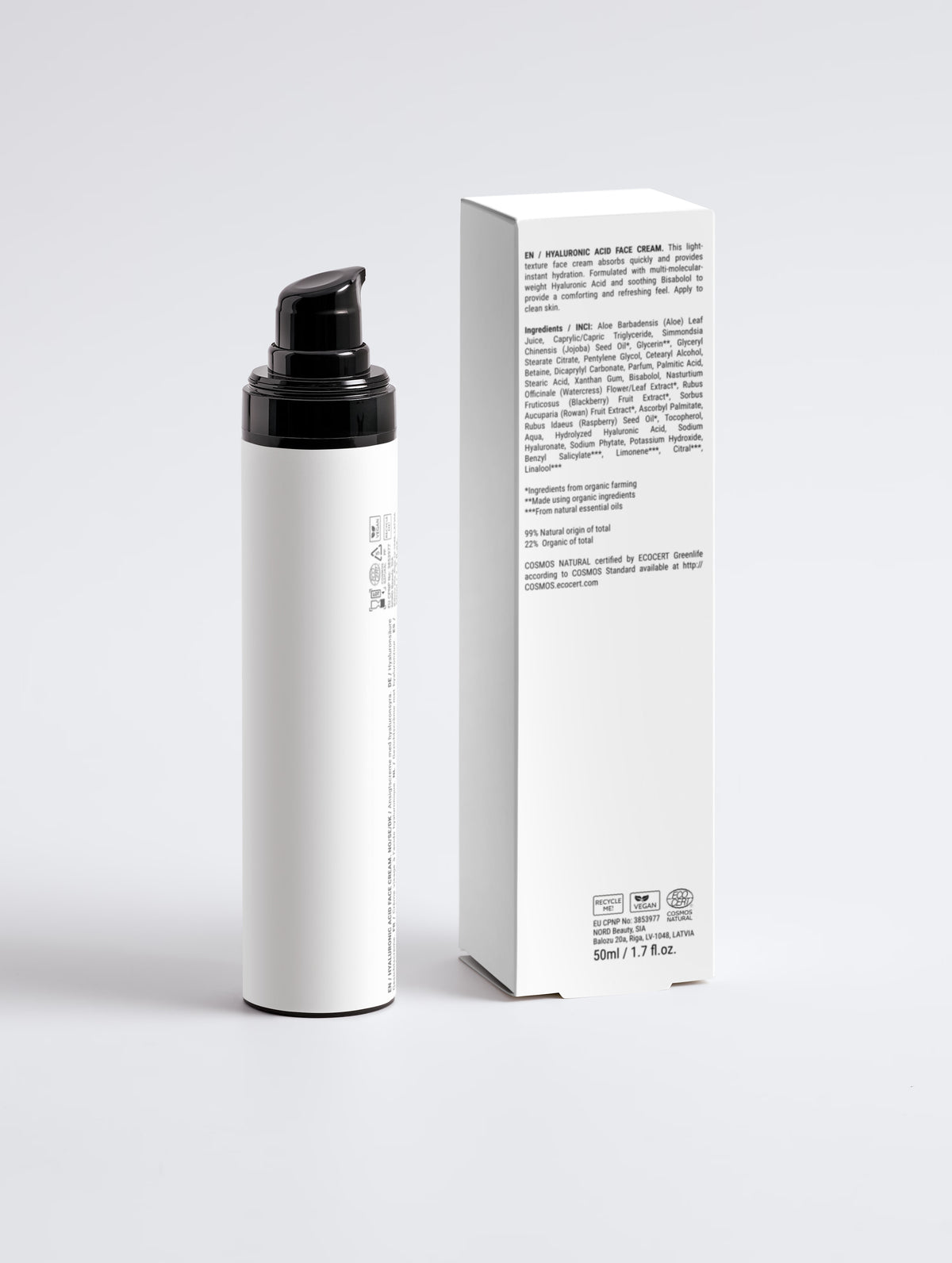 Crema viso uomo all’acido ialuronico