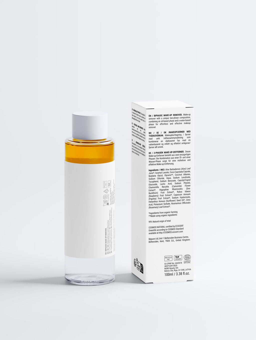 Struccante bifasico senza profumo