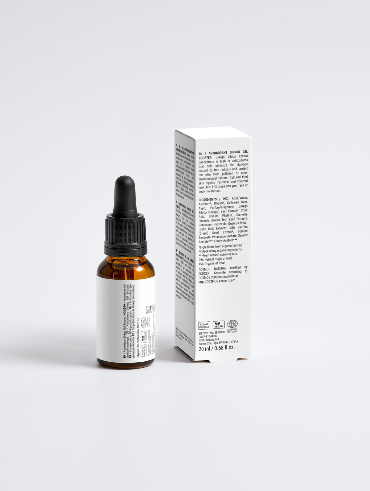 Booster antiossidante in gel al ginkgo - 20 ml