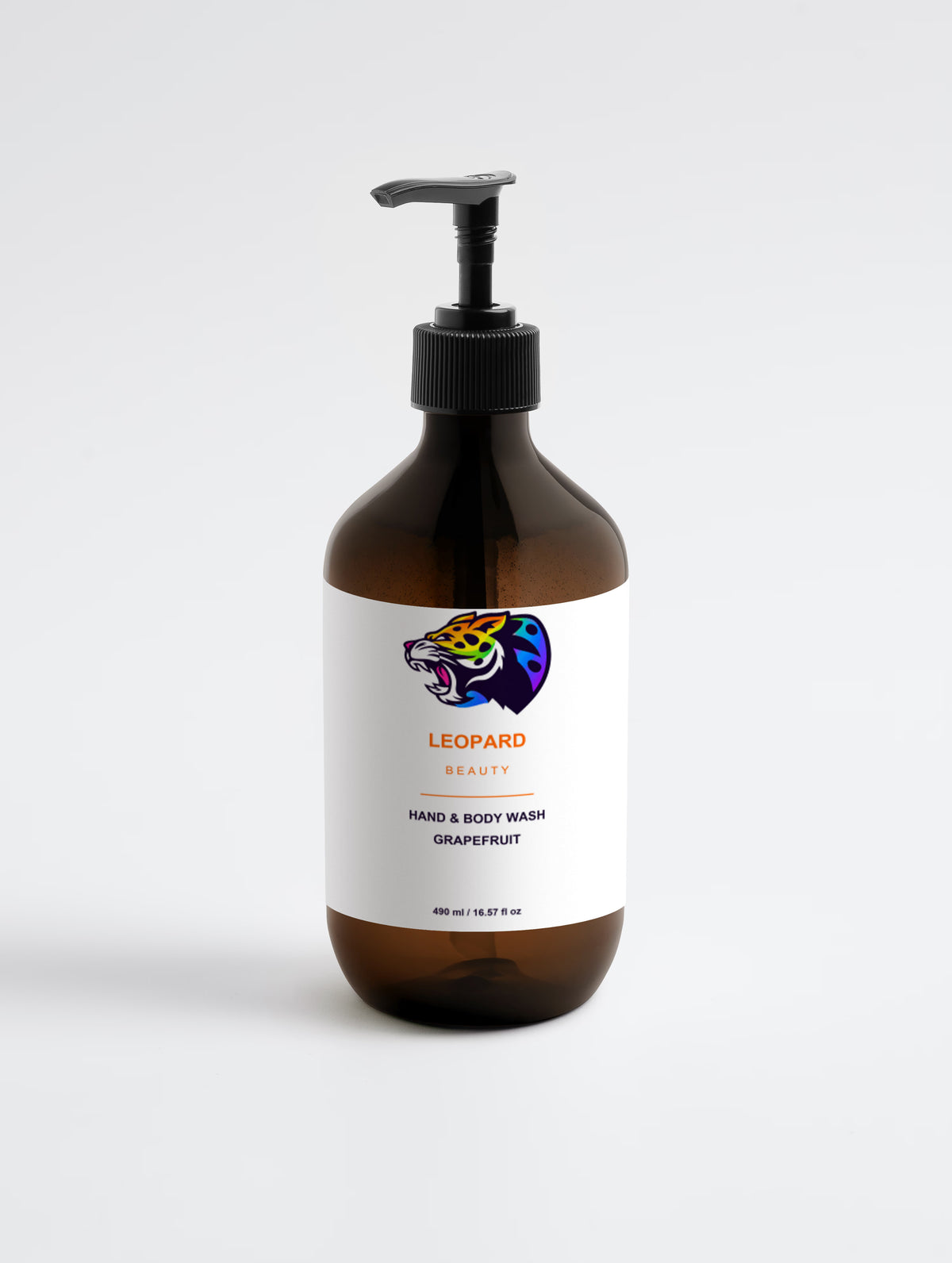 Detergente mani e corpo al pompelmo - Flacone ambrato