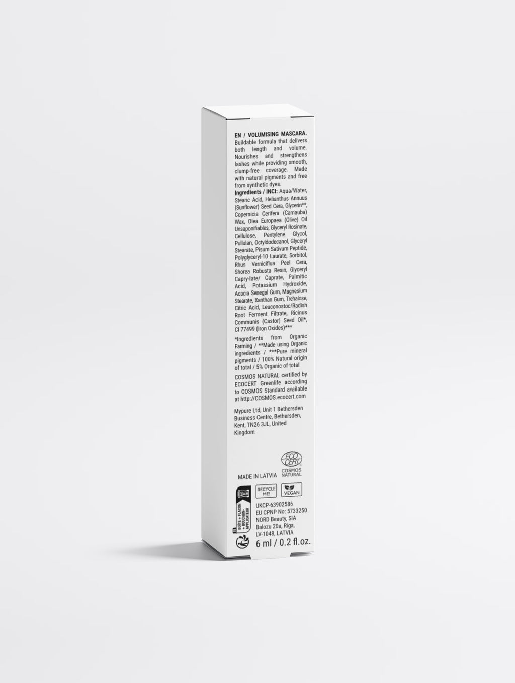 Mascara allungante e volumizzante