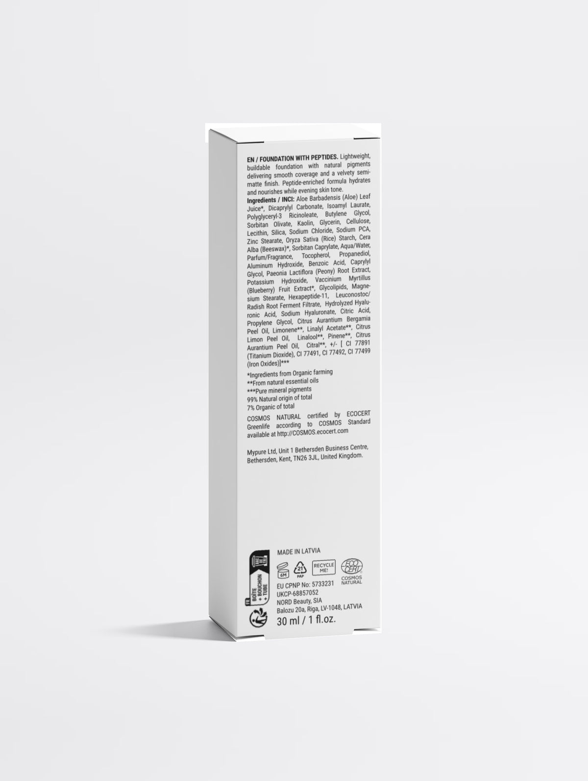 Fondotinta ai peptidi - 25 Medium Warm