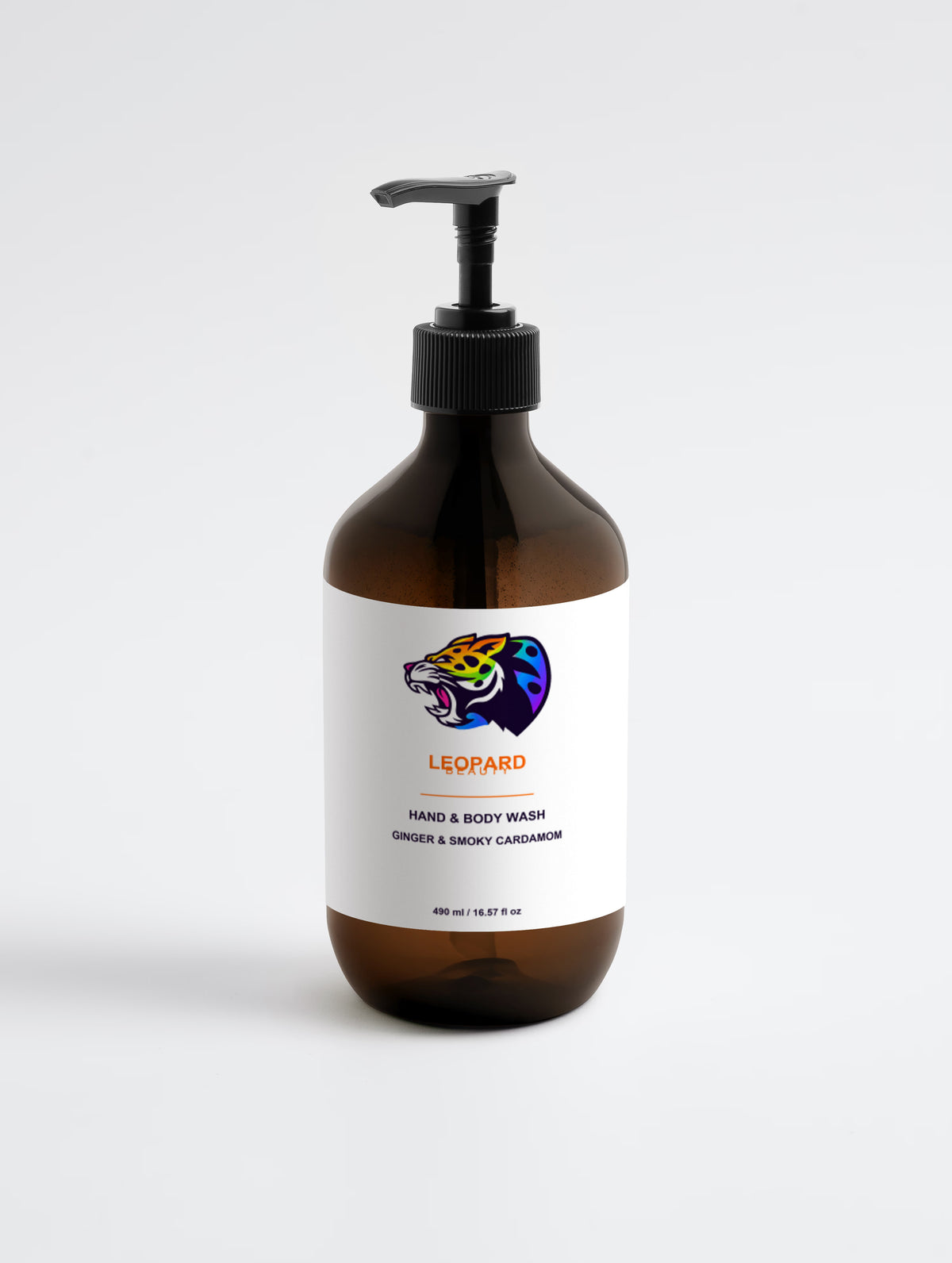 Detergente mani e corpo - Zenzero e cardamomo - Flacone ambrato